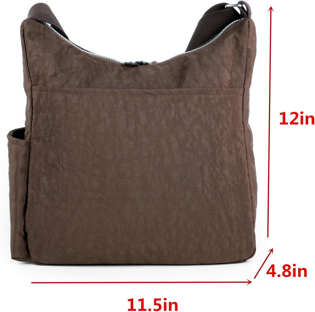 MHCNLL Crossbody-Tasche mit Anti-Diebstahl-RFID-Tasche – Damen-Geldbörse, leichte, wasserabweisende
