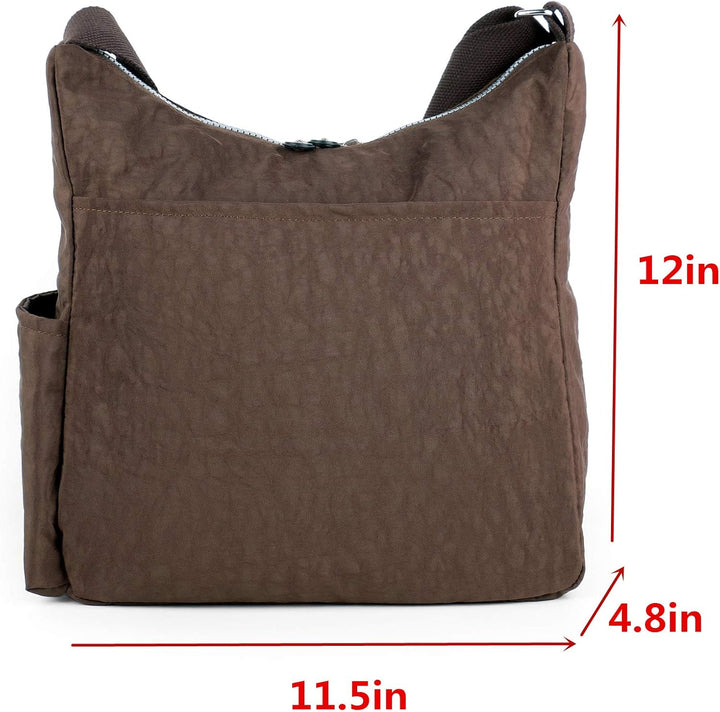 MHCNLL Crossbody-Tasche mit Anti-Diebstahl-RFID-Tasche – Damen-Geldbörse, leichte, wasserabweisende