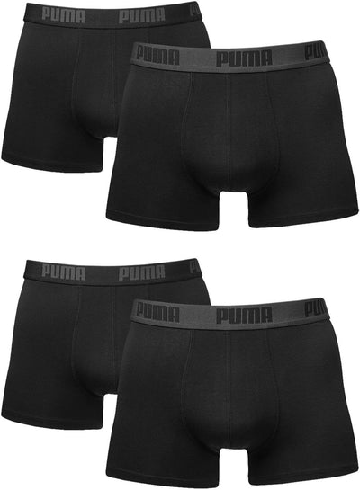 PUMA Boxershort Basic 4er Pack, Black (230), XXL