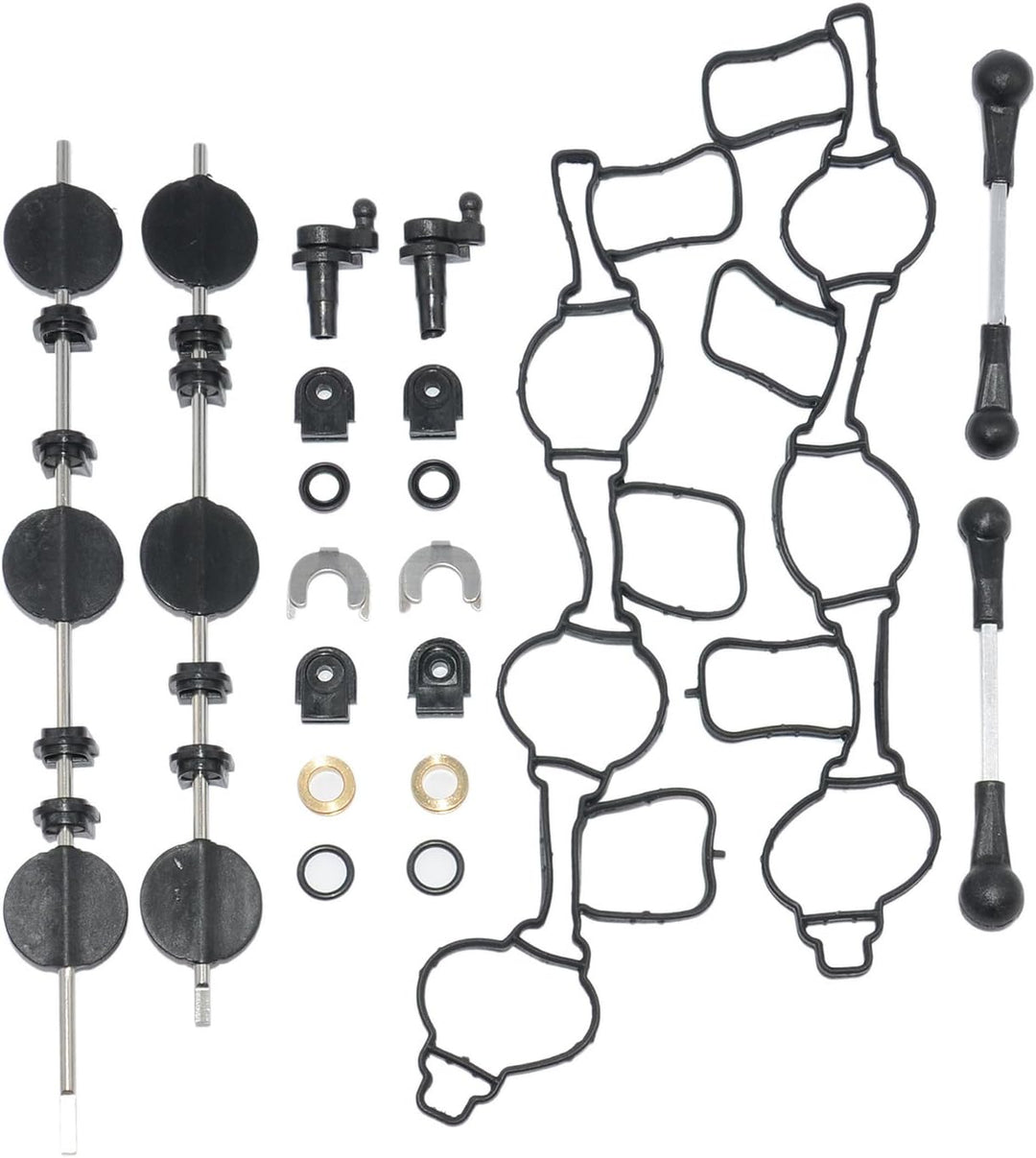 Bisenya Ansaugkrümmer Drallklappen Set Kompatibel mit 059129711CK 059129711DC 059129712BQ 059198212,