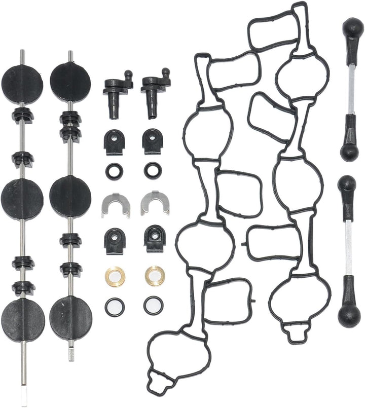 Bisenya Ansaugkrümmer Drallklappen Set Kompatibel mit 059129711CK 059129711DC 059129712BQ 059198212,