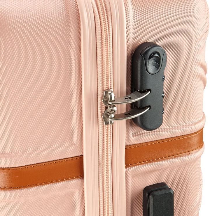 Princess Traveller Whistler, Reisekoffer, Rosa, Gross, Stilvoller Koffer, Robustes ABS-Material, Kra