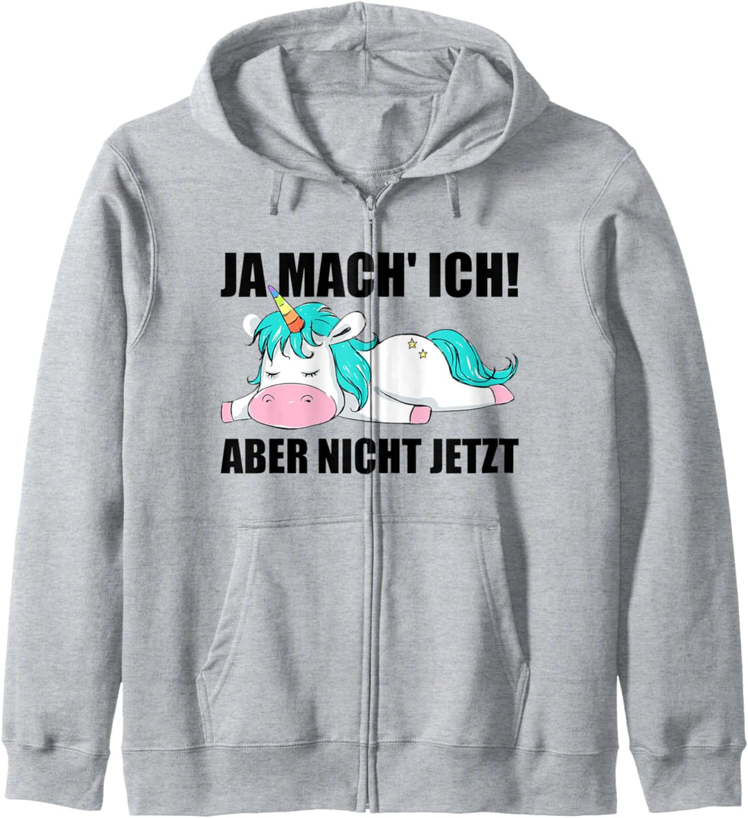 Lustiger Spruch Einhorn Mitarbeiterin Arbeitskollege Büro Kapuzenjacke