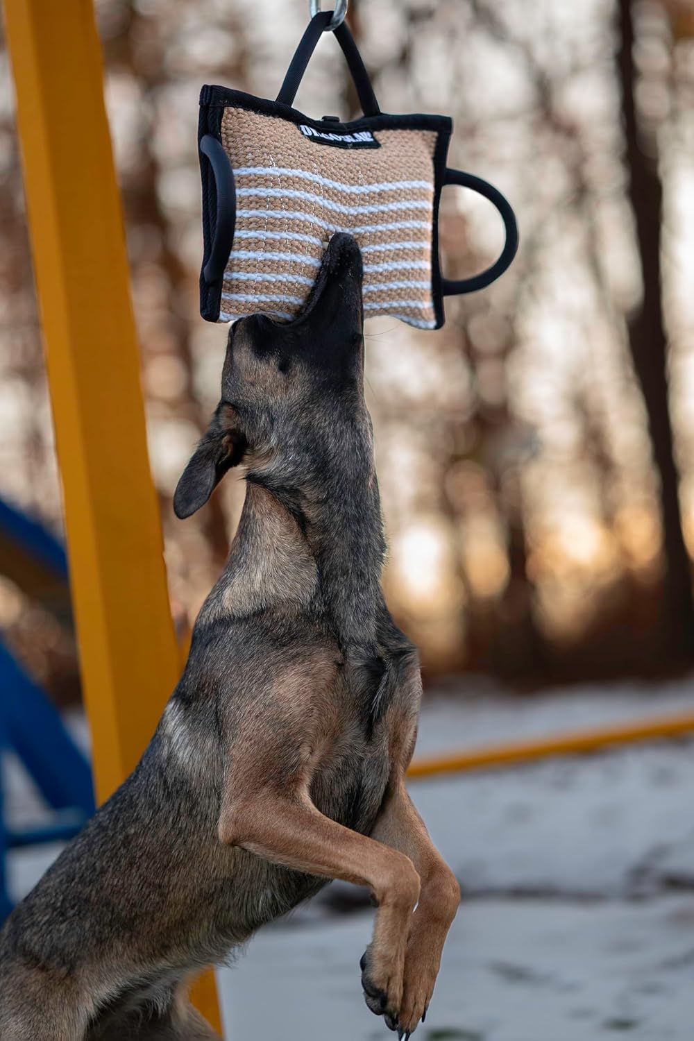 Dingo Gear Beisskissen aus Jute Keilform Gestärkt Weich Ausbildung IGP IPO K9 Hundetraining S00520 J