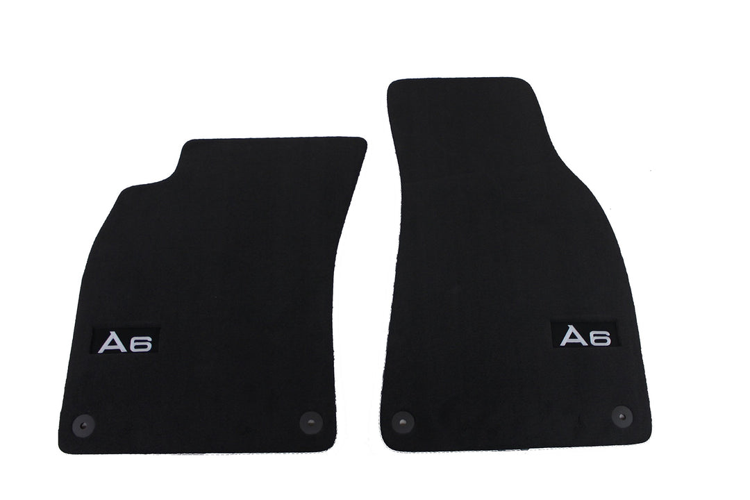 Audi 4F1061275PMNO Textilfussmatten Premium Vorne, Schwarz, 2 Stück