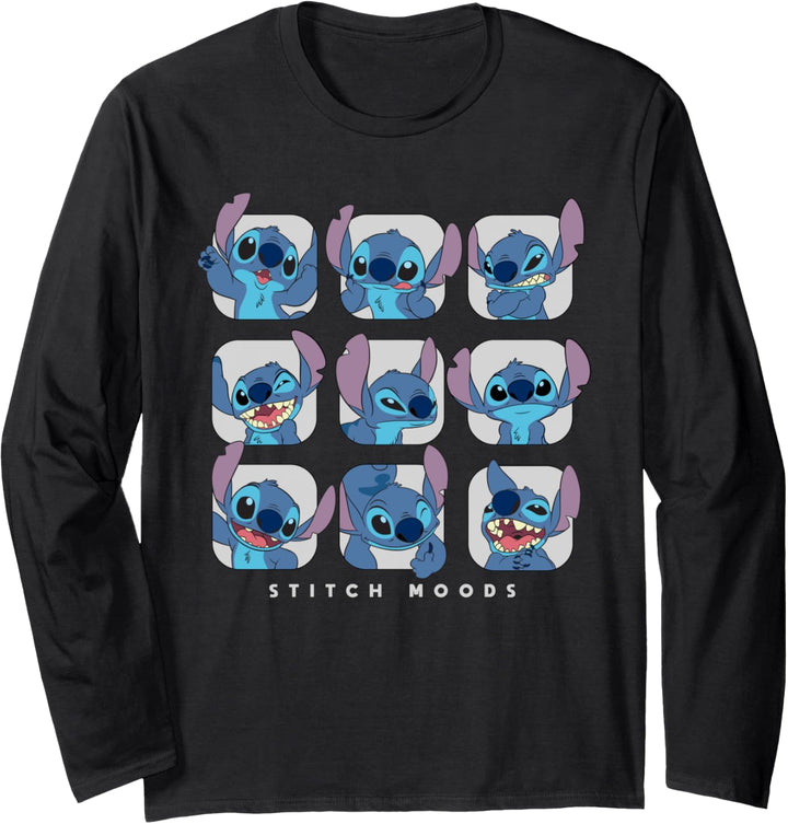 Disney Lilo and Stitch Moods Langarmshirt