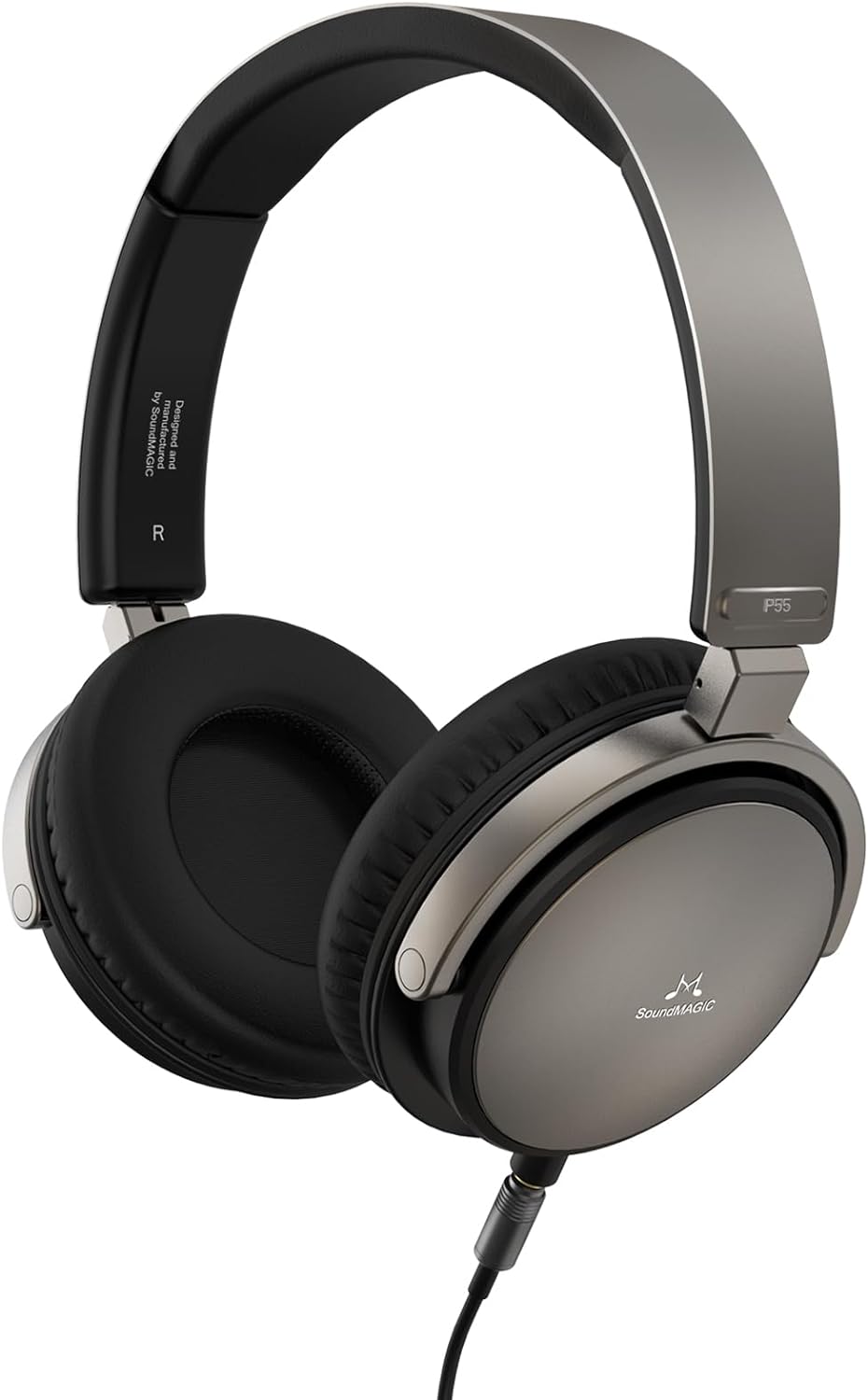 SoundMAGIC Vento P55 Wired On-Ear Headphones, Powerful Bass, HiFi Stereo, Audiophile Headphones, Noi