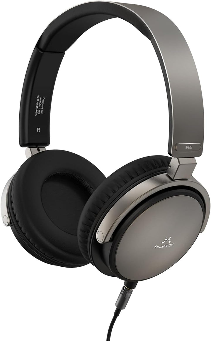 SoundMAGIC Vento P55 Wired On-Ear Headphones, Powerful Bass, HiFi Stereo, Audiophile Headphones, Noi