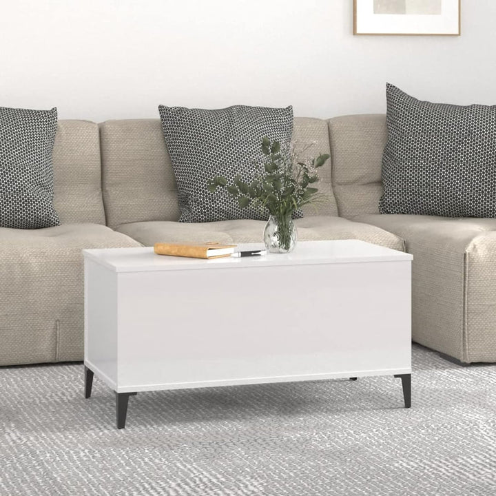 Tidyard Couchtisch Kaffeetisch Höhenverstellbar Wohnzimmertisch mit Ablagefach Sofatisch Beistelltis
