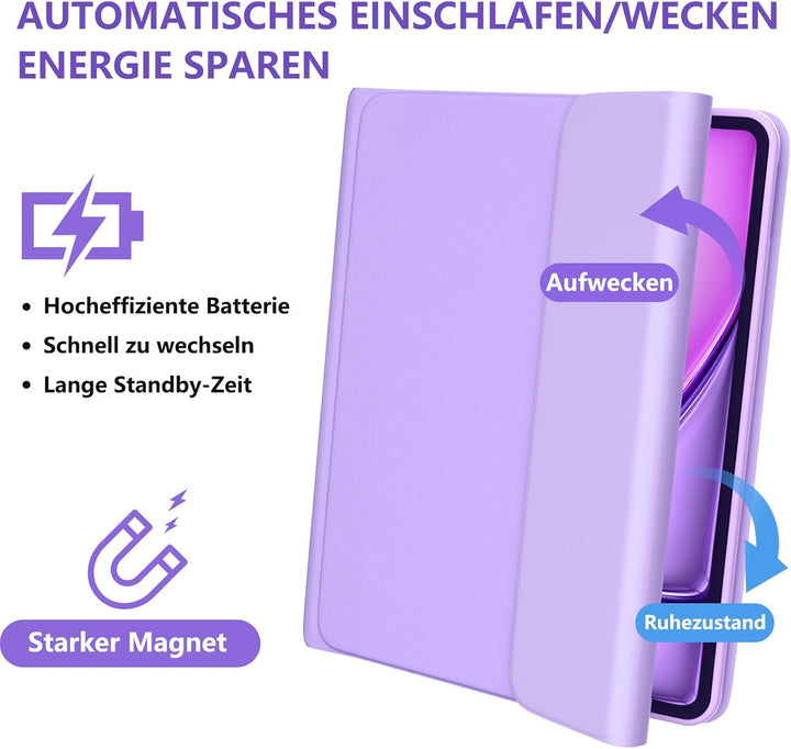 Tastatur Hülle für iPad Air 11"(M2&amp;M3) 2024/2025/iPad Air 5 Gen 2022/iPad Air 4 Gen 2020 10.9&