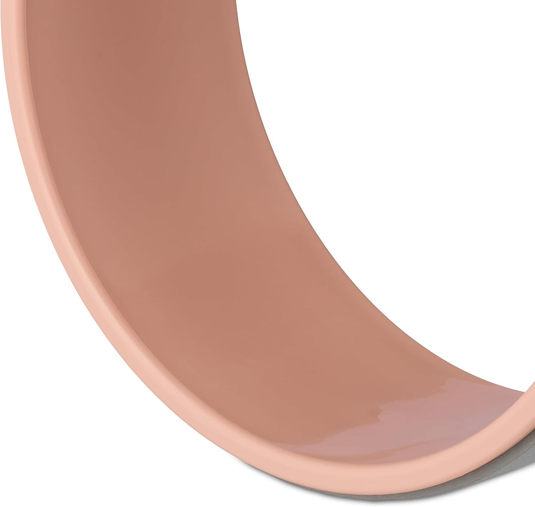 Relaxdays Yogarad, Ø 32 cm, Kunststoff, Schaumstoff, rutschfest, für Rückenübungen, Dehnbarkeit, Yog