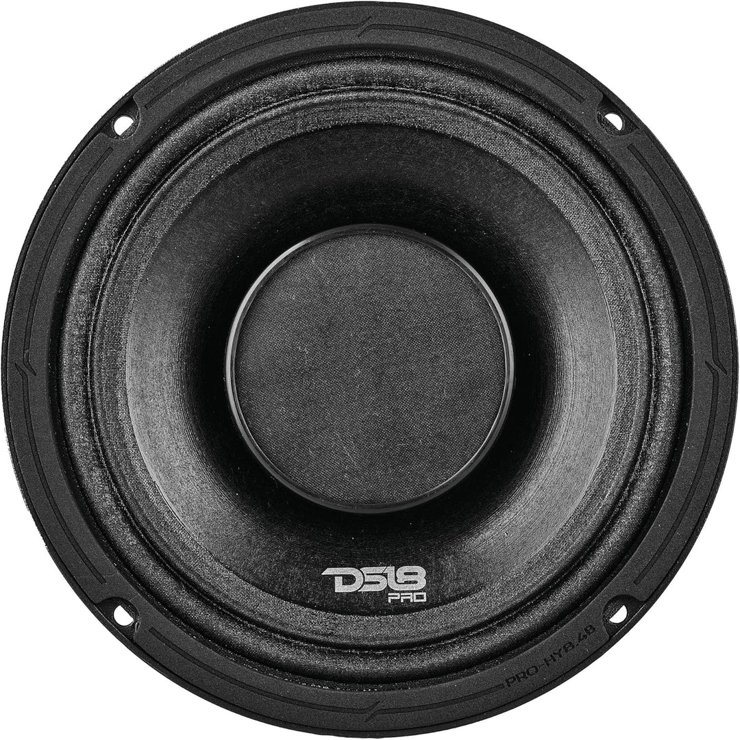 DS18 PRO-HY8.4B Hybrid-Auto-Lautsprecher mit 20,3 cm (8 Zoll) Hybrid-Mitteltöner, eingebauter VC-Kom
