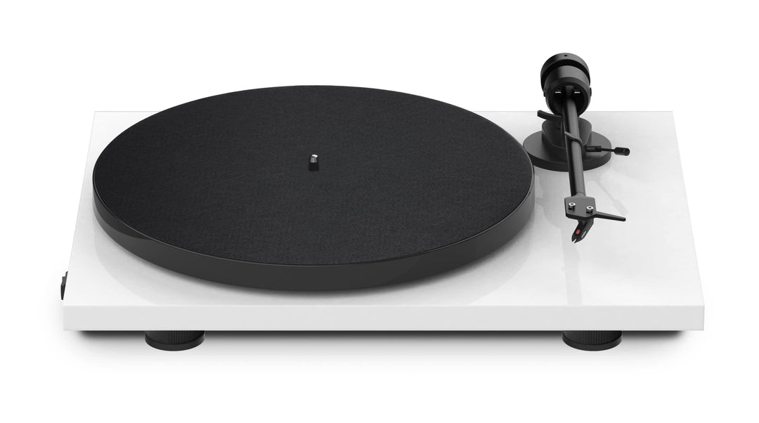 Pro-Ject E1, Plug & Play Einsteiger Plattenspieler mit OM5e System und elektronischer Geschwindigkei