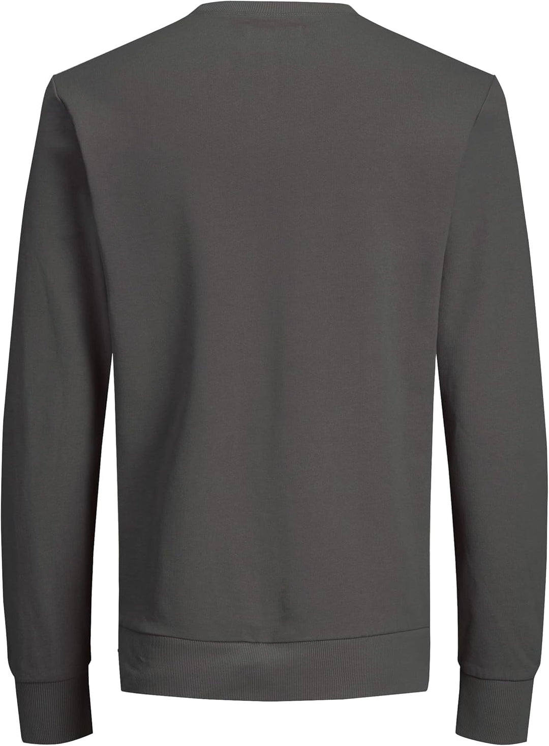 JACK & JONES Male Sweatshirt Klassisches S Grau (Asphalt/Reg Fit)
