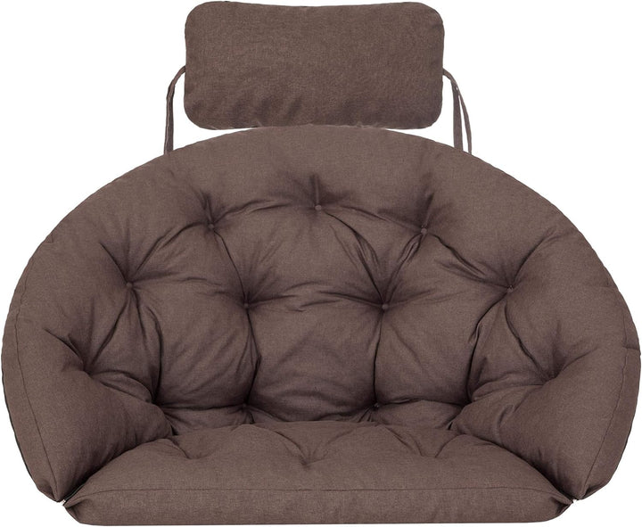 Hängesessel Kissen, Polster, Auflage für Polyrattan & Rattan Hängeschaukel, Sitzauflage für Hängekor