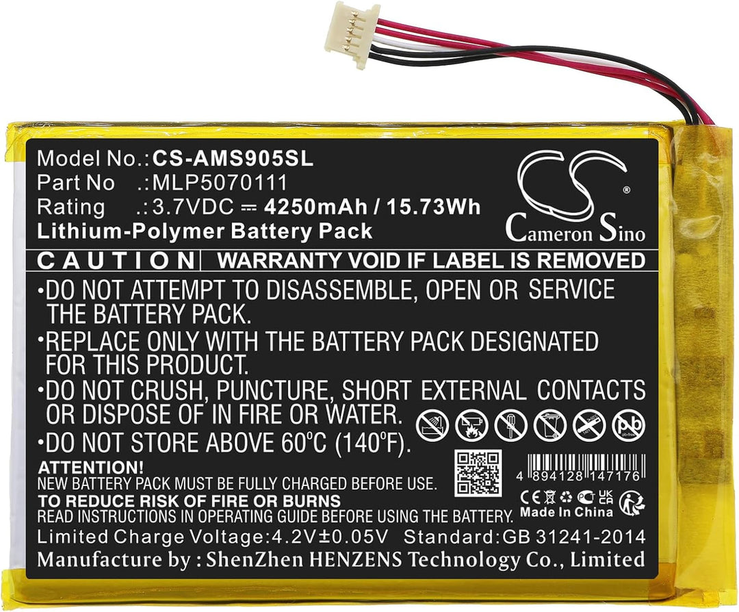 TCTK akkus Kompatibel mit [Autel] DS808, DS808K, IM508, MaxiDAS DS808 Scanner, MaxiDAS DS808K Scanne