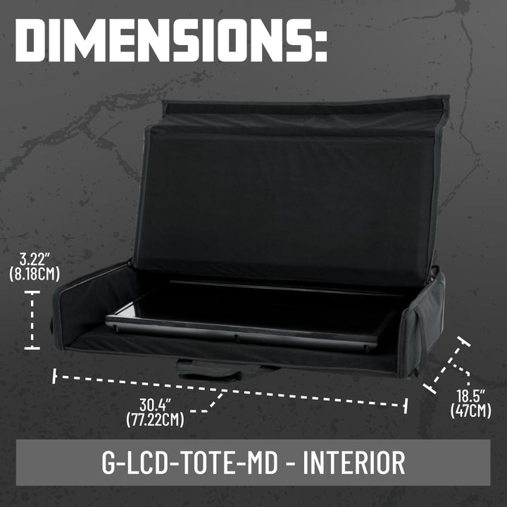 Gator Cases Gepolsterte Nylon-Tragetasche für den Transport von LCD-Bildschirmen, Monitoren und -Fer