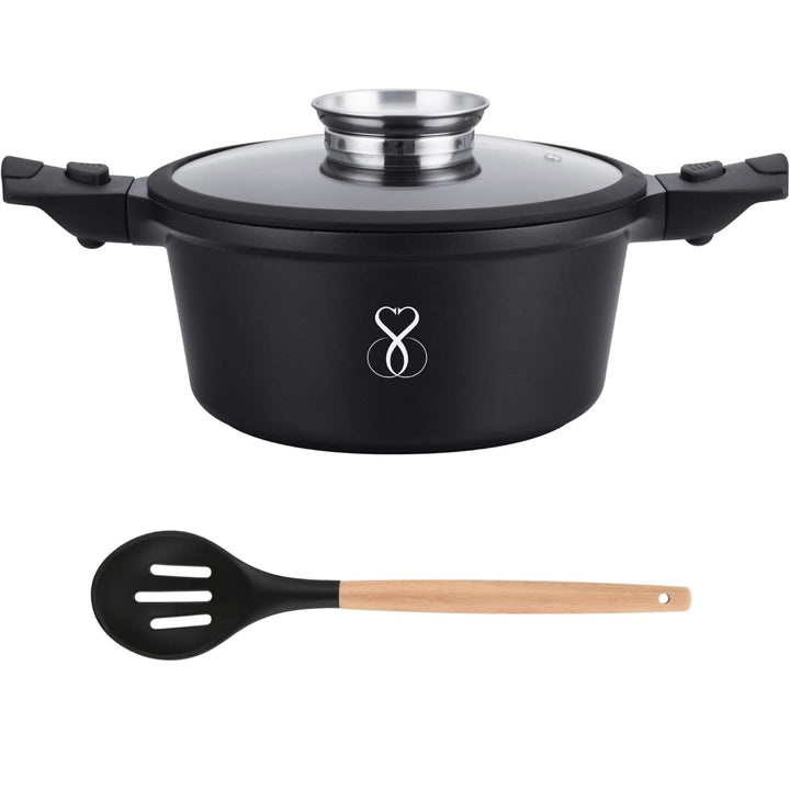 Kochtopf Induktion 28 cm, spülmaschinengeeignet, einfache reinigung, entwickelt mit deutscher techno