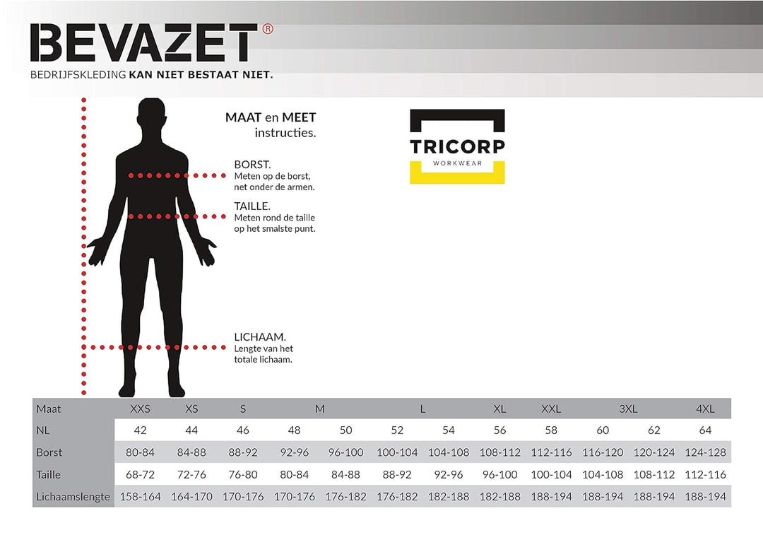 Tricorp 701003 Casual Kurzarm Basis Arbeitshemd, 60% Baumwolle/40% Polyester, 170g/m², Schwarz, Grös