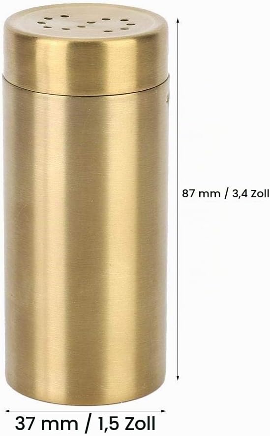 Nikou Pfefferstreuer, 2 Stück Gewürzglas Edelstahl Gewürz Salz- und Pfefferstreuer Set Gewürzglas Fl