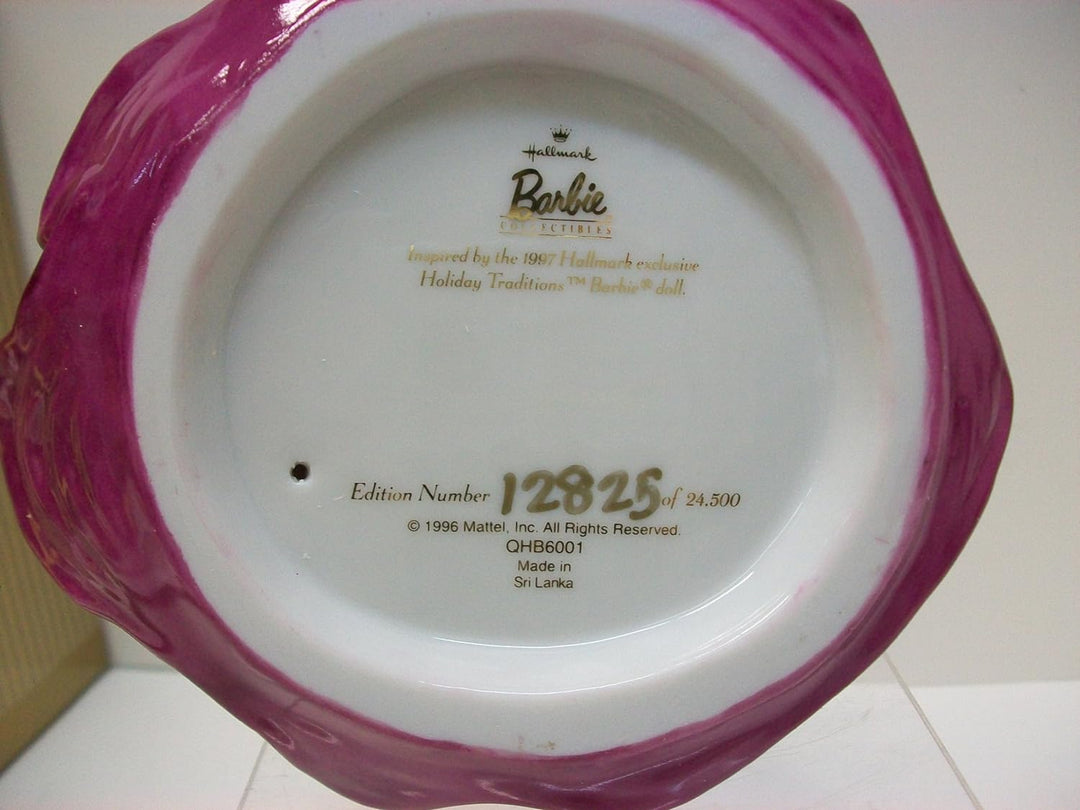 Holiday Traditions Barbie Limited Edition Porcelain Figurine