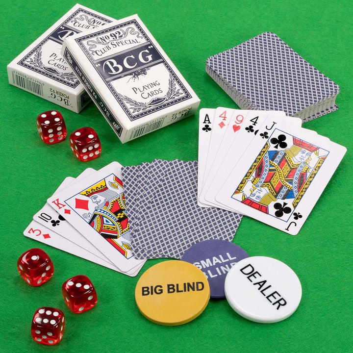 Pokerkoffer schwarz Pokerset 500 Laser Pokerchips Poker Komplett Set 11 g Chips