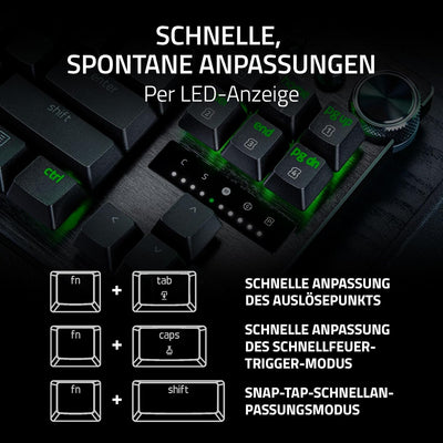 Razer Huntsman V3 Pro Tenkeyless - Analoge optische E-Sport-Tastatur ohne Ziffernblock (Digitaler Dr