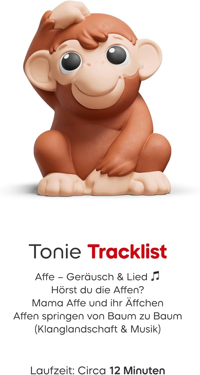 tonies Hörfigur für Toniebox, My First Dschungel Set, Dschungeltiere entdecken für Kinder ab 1 Jahr,