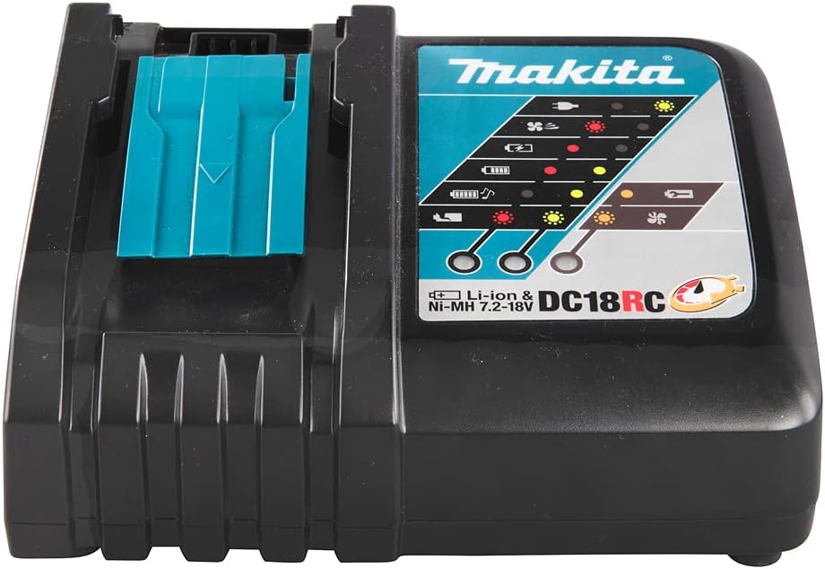 Makita Dc18Rc Cargador 7.2V-18V DC 18Rc Ladegerät 7,2 V-18 V Bulk, Bunt