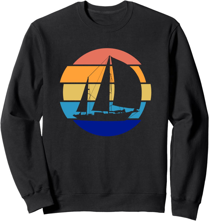 Sailer Sailing Sail Boat Retro Pop Art Sweatshirt