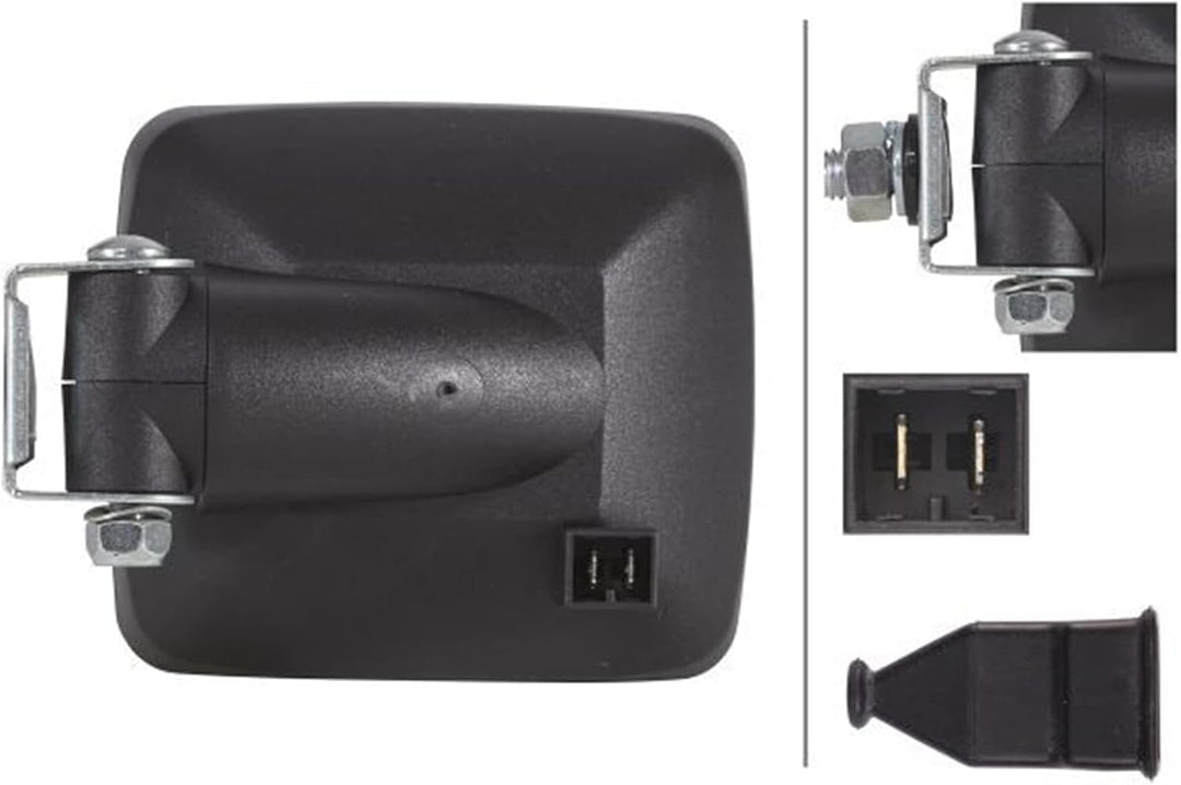 HELLA - Halogen-Arbeitsscheinwerfer - Ultra Beam - 24/12V - geschraubt/Anbau - für waagerechte Befes