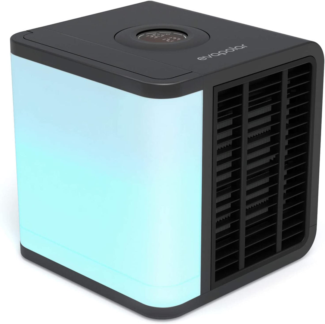 Evapolar evaLIGHT Plus Luftkühler & Luftbefeuchter - Tragbarer Kühl-Ventilator mit Vollspektrum-LED-