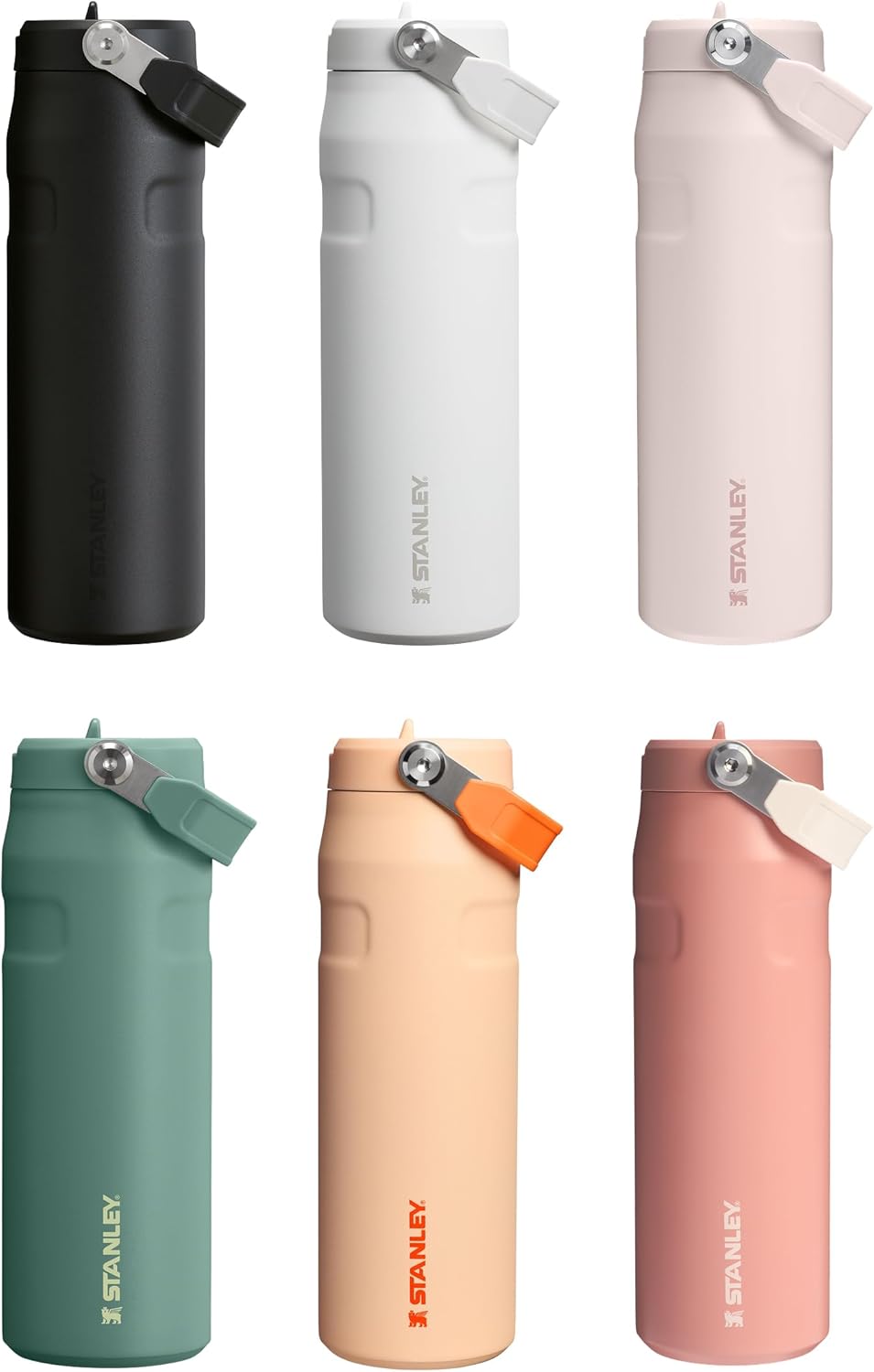 Stanley 1913 Flip Straw Trinkflasche mit Strohhalm 0.7L - Thermobecher Kühlt 10 Stunden - 3 Tage Eis