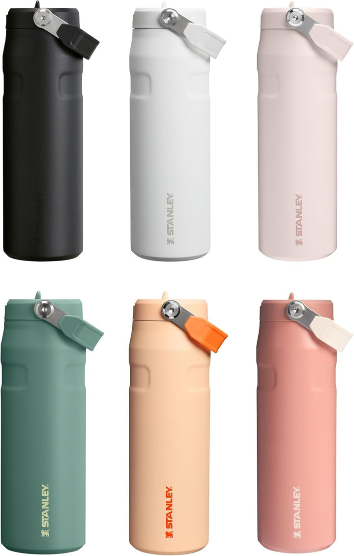 Stanley 1913 Flip Straw Trinkflasche mit Strohhalm 0.7L - Thermobecher Kühlt 10 Stunden - 3 Tage Eis