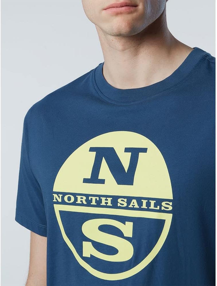 NORTH SAILS Herren T-Shirt W/Graphic Tshirt M 0787 Dark Denim, M 0787 Dark Denim