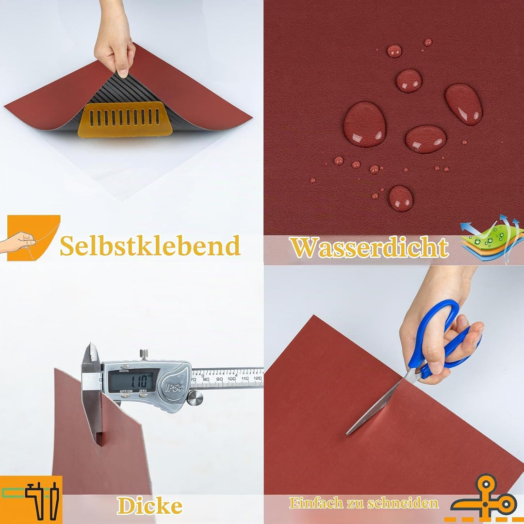 Vinylboden Selbstklebend PVC Bodenbelag Selbstklebende Vinylboden Wasserdicht Verschleissfest Geeign
