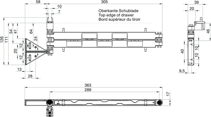 EVOline 159909127800 Wing Kabelführung schwarz