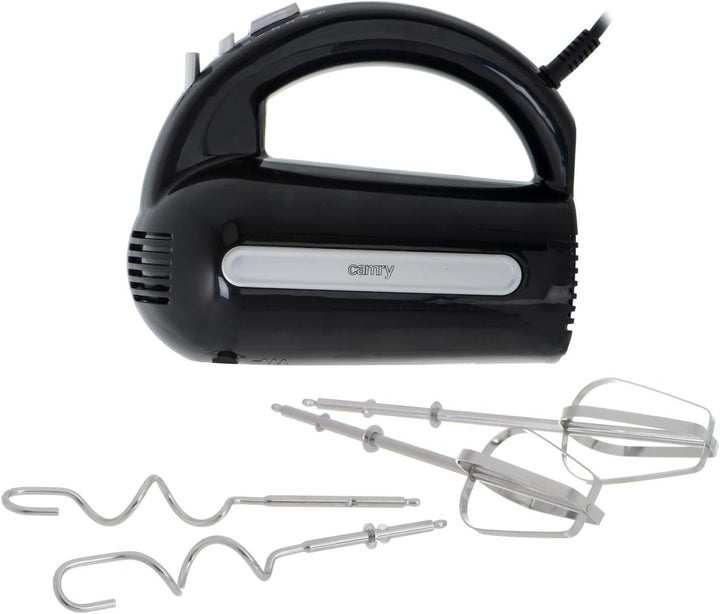 CAMRY CR 4218 Elektrischer Handrührer, 300 W, Handmixer mit 5 Arbeitsgeschwindigkeiten, Mixer mit 2