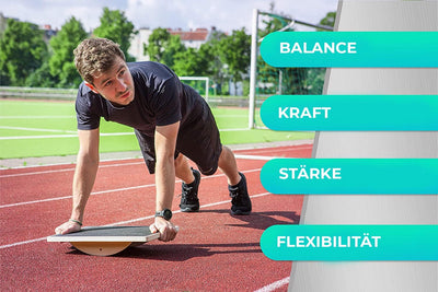 RPM Power Balance Board – Hochwertiges Massivholz-Balance-Board für konzentriertes Kerntraining, Bei