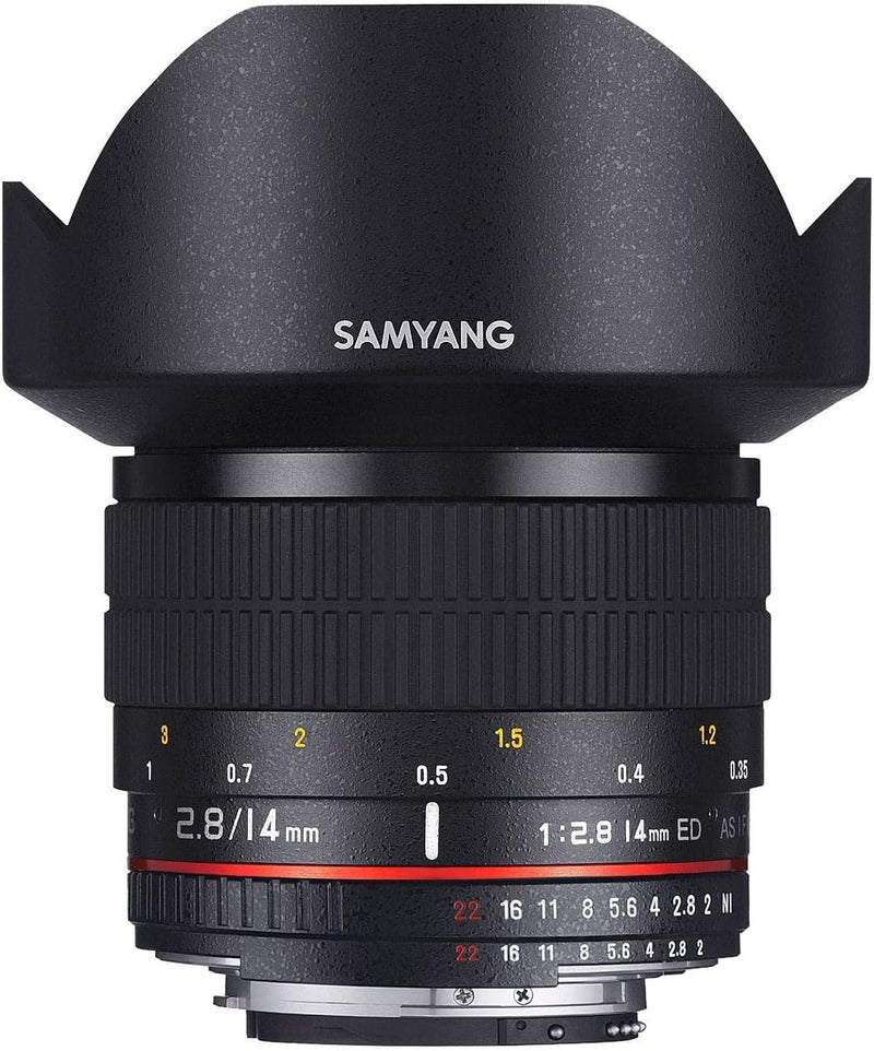 SAMYANG 7628 14mm F2.8 Objektiv für Anschluss Pentax K Pentax K Single, Pentax K Single