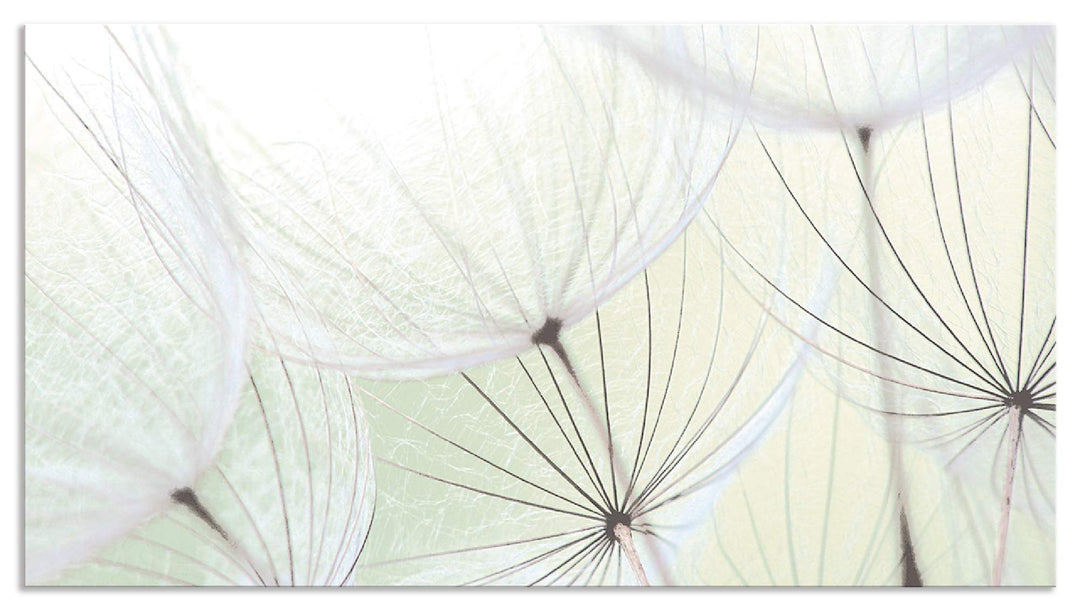 ARTland Spritzschutz Küche aus Alu für Herd Spüle 110x60 cm (BxH) Küchenrückwand mit Motiv Blume Pus