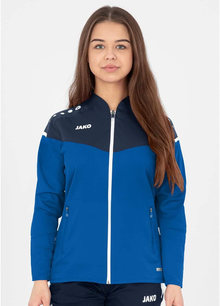JAKO Champ 2.0 Präsentationsjacke Unisex 44 blaublauweiss, 44 blaublauweiss