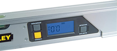 Stanley Digitaler Winkelmesser, Wasserwaage (40 cm Schenkellänge, 0°-225° Messbereich, LCD-Anzeige)