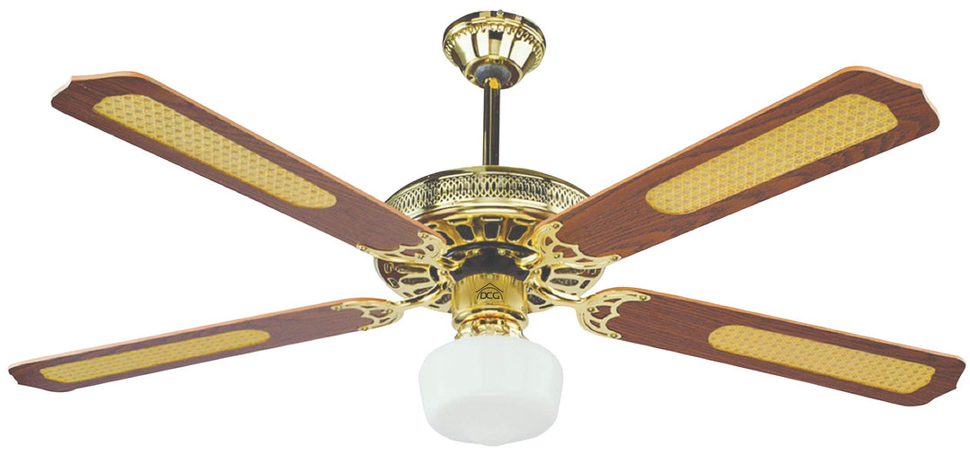 DCG TP-RMA8-6N22 Deckenventilator aus Holz mit Fernbedienung