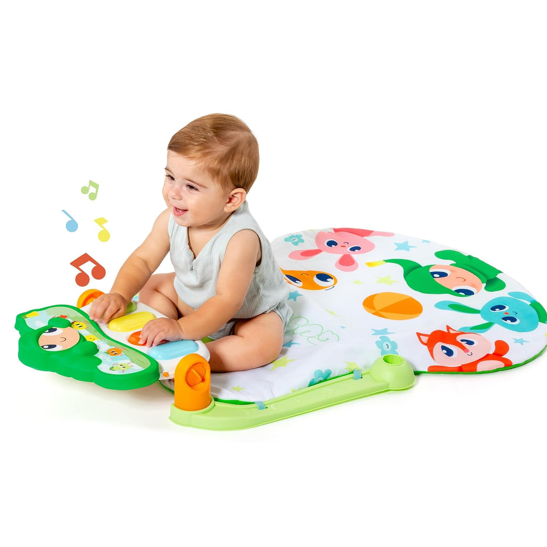 MOLTO – Gusy Luz Baby-Spielmatte "Activity Piano“ mit Lichtern, Geräuschen und 20 Melodien, Spieltep