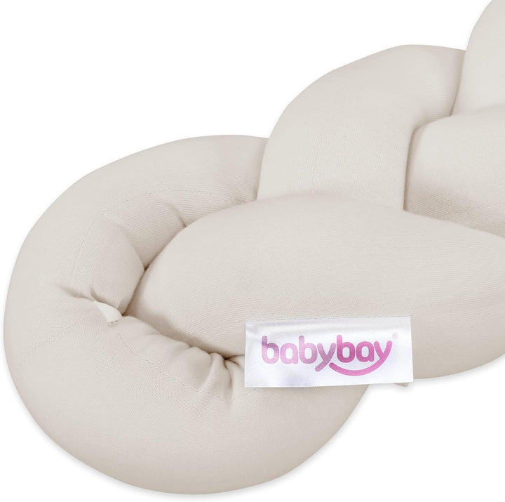 babybay Baby Kuschelschlange (Made in EU) - Kuschelschnecke in vielen Farben und Grössen, Nackenroll