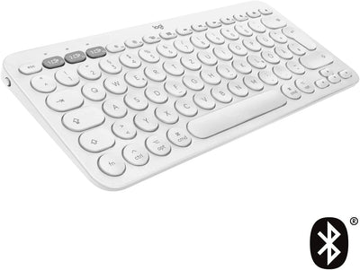 Logitech - Eingangsgeräte K380 F. MAC Multi-Device BTKEYB - Offwhite - ESP - Mediter