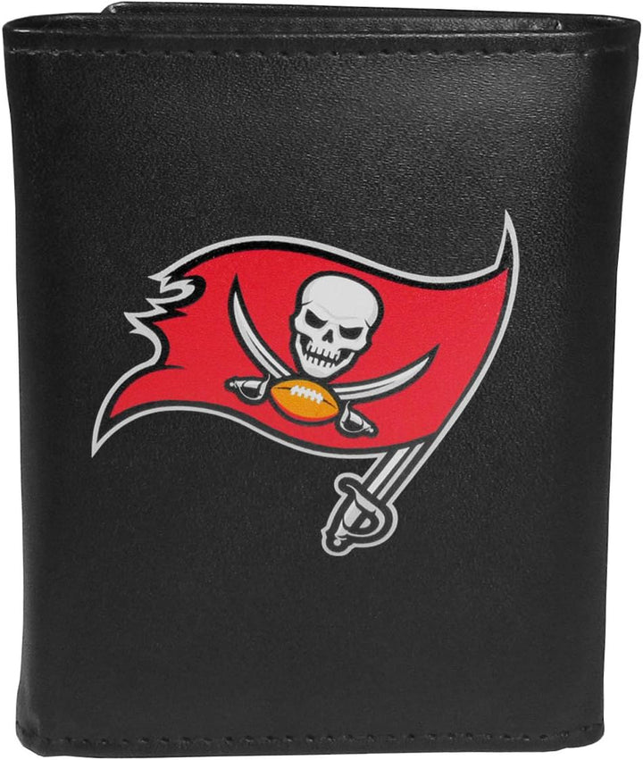 Siskiyou Sports Tri-fold Wallet Large Logo Tampa Bay Buccaneers One-size Schwarz, Tampa Bay Buccanee