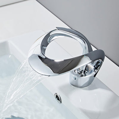 SJQKA Wasserhahn Bad Wasserfall Chrom,waschtischarmatur Wasserfall,Wasserhahn Bad Aus Erstklassigem