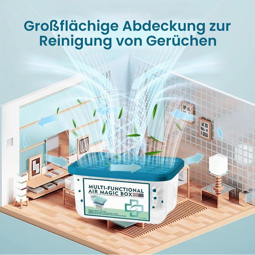 350ml*2 Stück Multi-Functional Air Magic Box,Luftreinigungsbox mit Automatischer Staubentfernung für